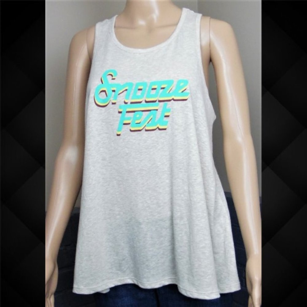 Xhilaration Snooze Fest Sleepwear Tank XS, M, XL